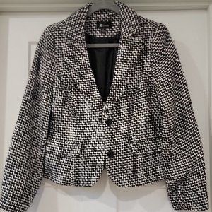 Black and White checkered dress Jacket